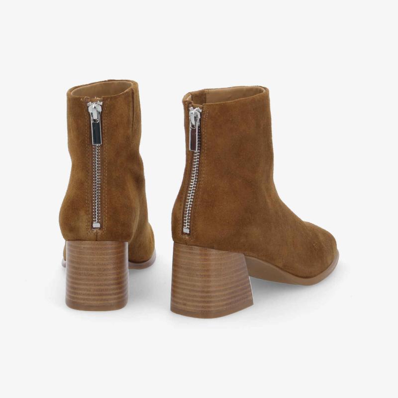 SKARA BOOTS W - SUEDE - COGNAC